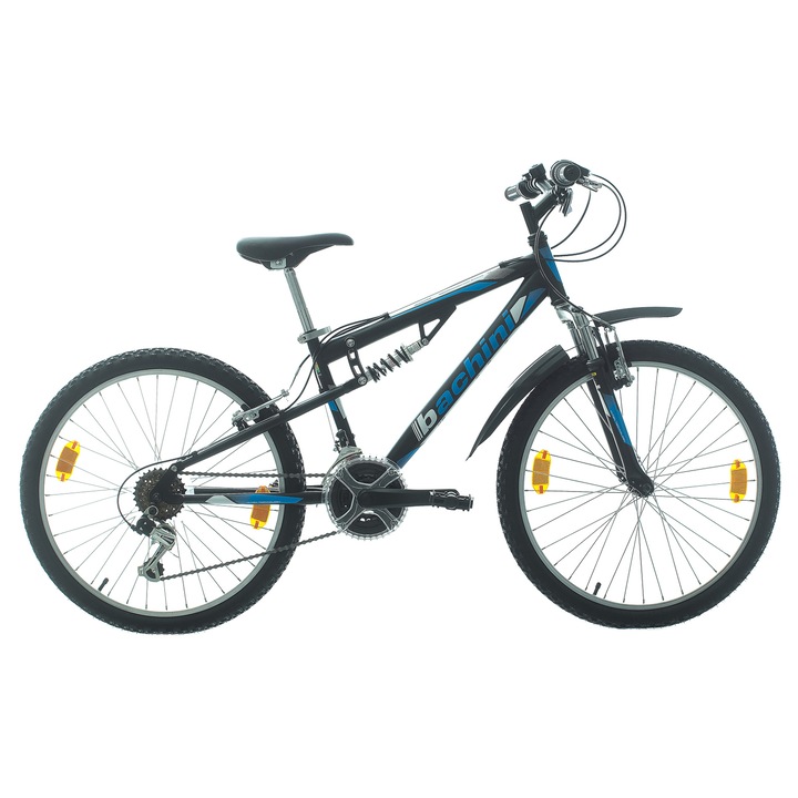 Bachini SPEED 24" Mountain Bike, fekete/kék