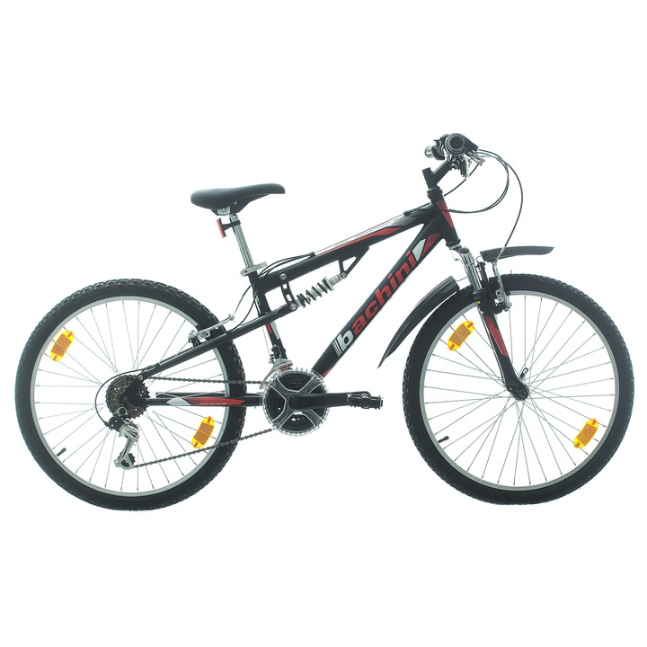 Bachini SPEED Mountain Bike, 24", fekete/piros
