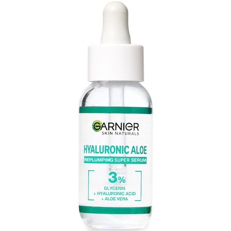 Serum cu acid hialuronic Garnier Skin Naturals Hyaluronic Aloe pentru reumplerea tenului, 30 ml
