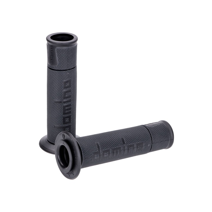 Set mansoane ghidon, Domino, A450, On-Road Racing, Negru/Gri