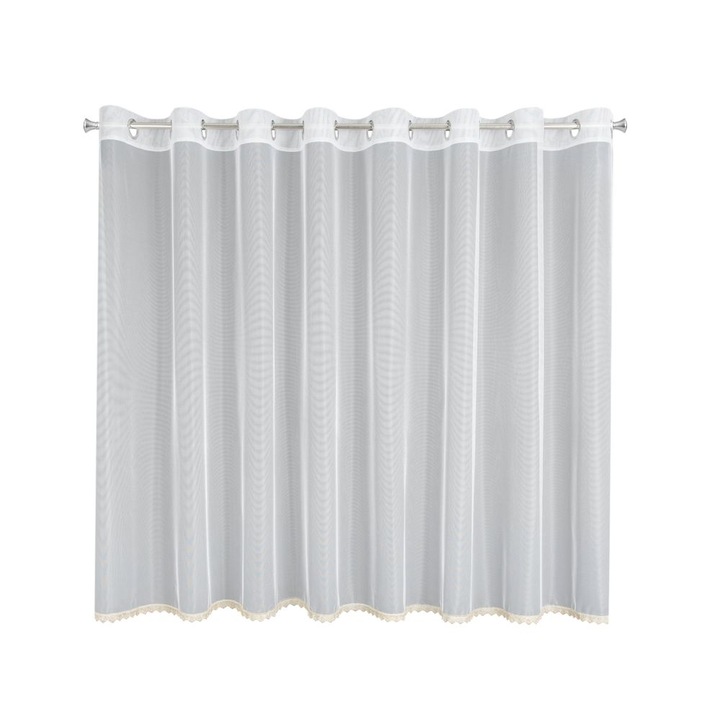 Перде Eurofirany Vivian, Халки, бяло, златно, 300x150 см