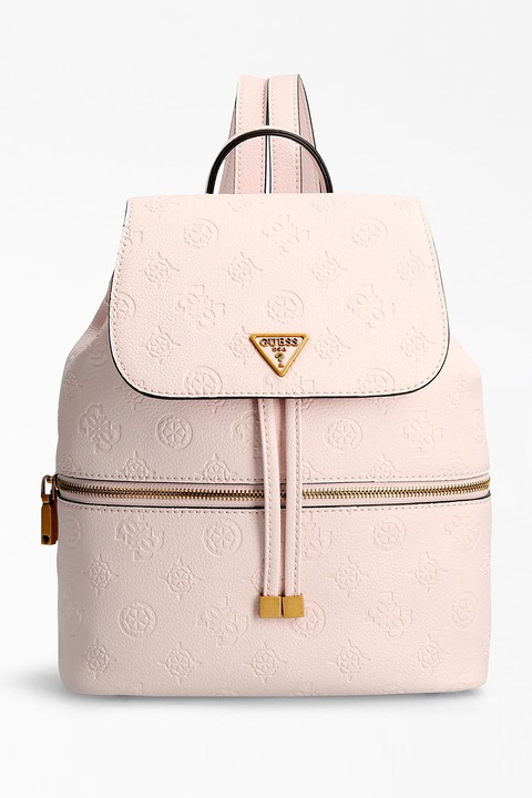 Guess, Rucsac cu monograma Helaina, Roz pal