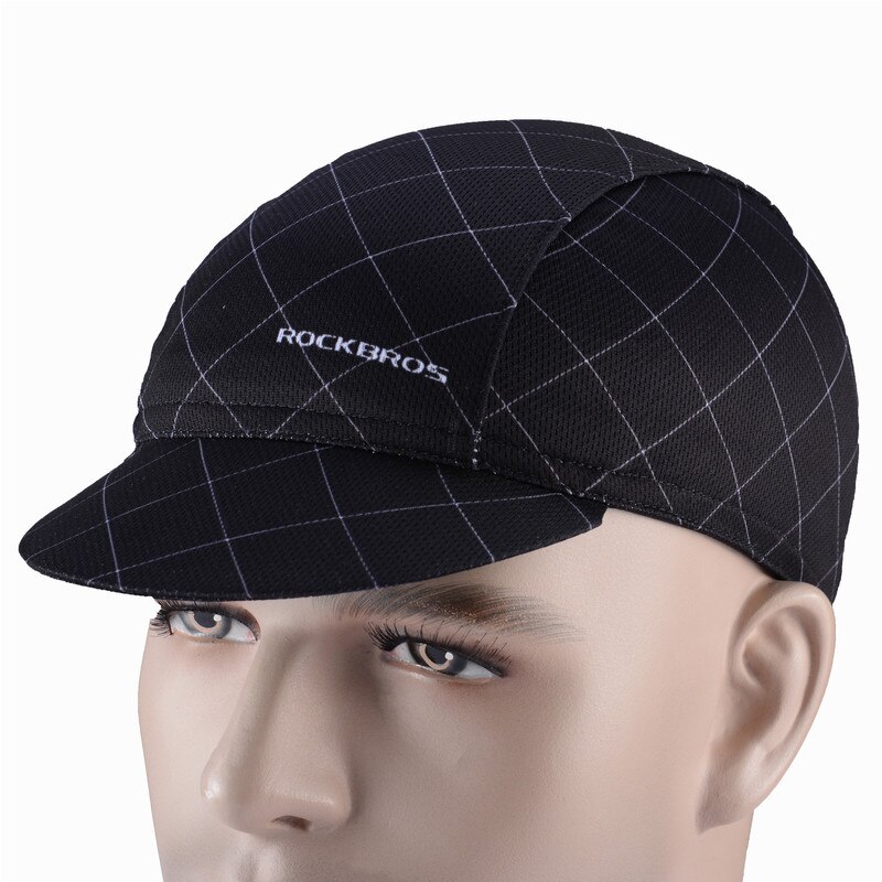 Sapca de ciclism unisex, ROCKBROS, Poliester, Protectie UV, Negru, 56 ...
