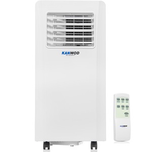 Aparat de aer conditionat portabil Kanwod Freeze, 2050W, 300 m3/h, LCD, 7000 BTU, Alb