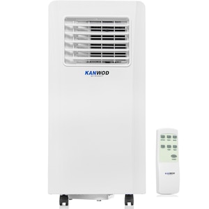 Aparat de aer conditionat portabil Kanwod Freeze, 2050W, 300 m3/h, LCD, 7000 BTU, Alb