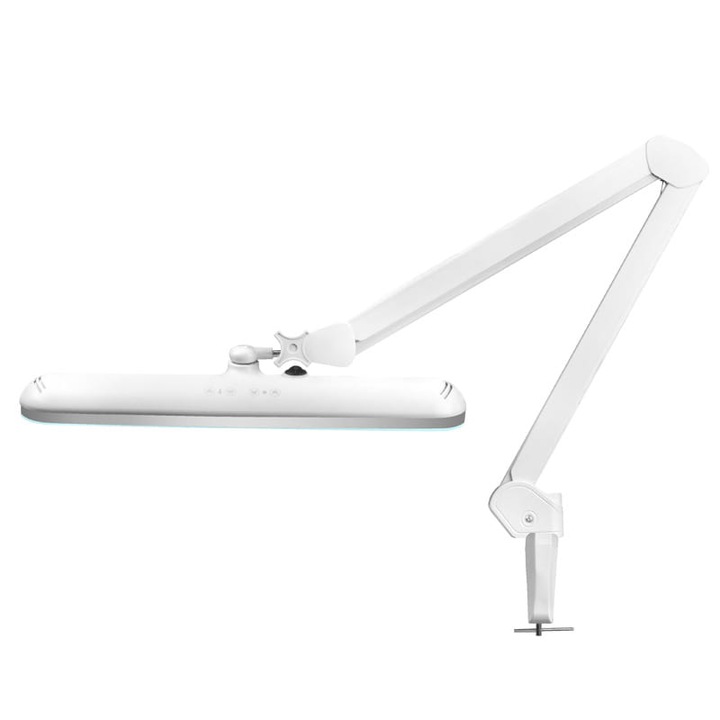 Lampa LED profesionala de birou Activeshop, ELEGANTE 801-TL, Intensitate si temperatura lumina reglabile, 12W, Alb
