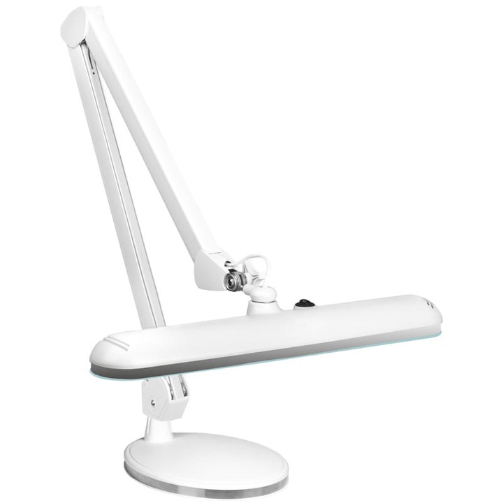 Lampa LED profesionala cu suport birou Activeshop, ELEGANTE 801-SZ, 12W, Alb