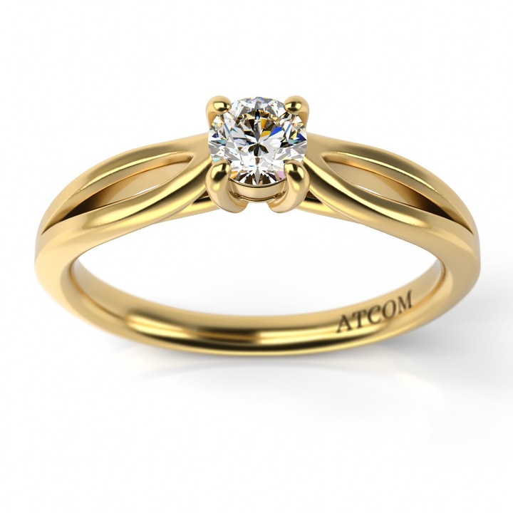 Годежен пръстен от жълто злато модел Икрам