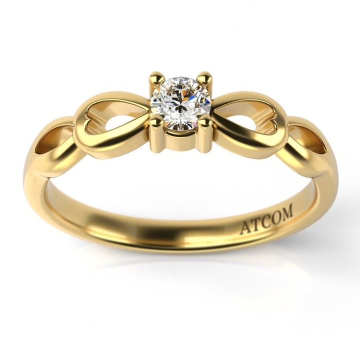 Пръстен, Cerasela, Годежен модел, От жълто злато