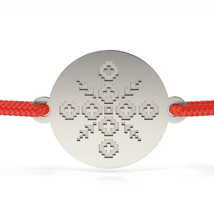 Гривна ATCOM Hora din Ardeal, Сребро/Шнур