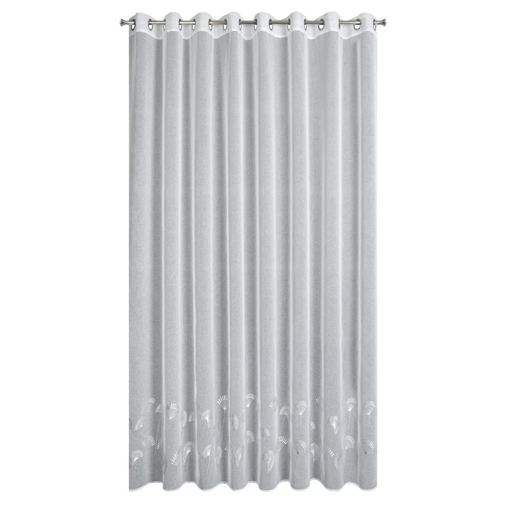 Perdea cu inele arles 300x250 Eurofirany alb