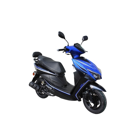 Scuter benzina RDB New-Fs, Euro 5, 50cc, 4 timpi, 2022, Albastru