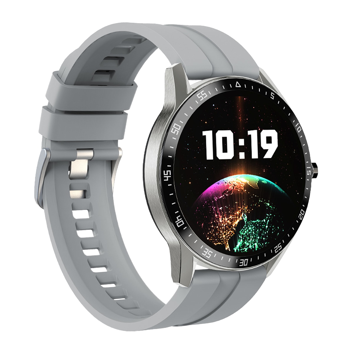 Ceas Smartwatch Watchmark Barbati Wg Gri Inch Silicon Emag Ro