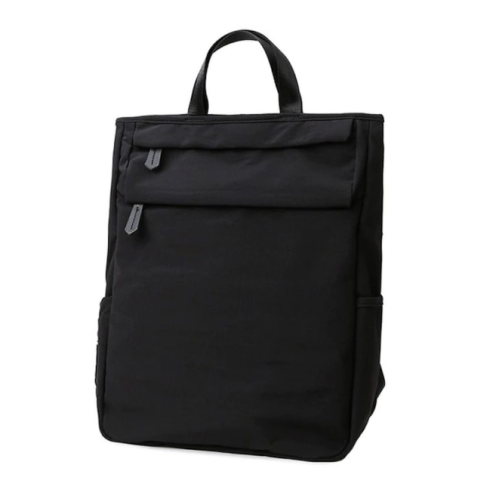 Anyáknak való táska, minimalista és praktikus, Escalate, 30x17x40 cm, Fekete