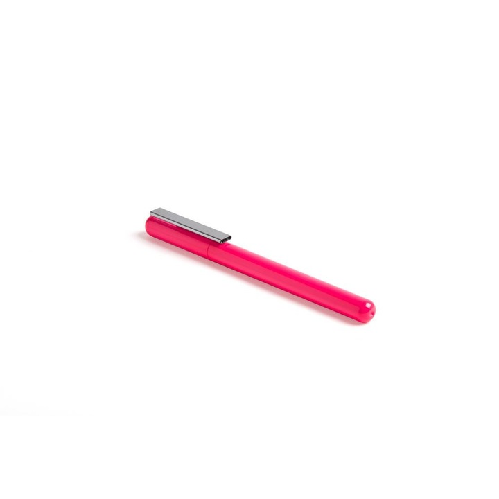 Писалка 2в1, Memory Stick 32 GB, пълнител с универсален резерв, USB-C, Lexon C-Pen - гланцово розово