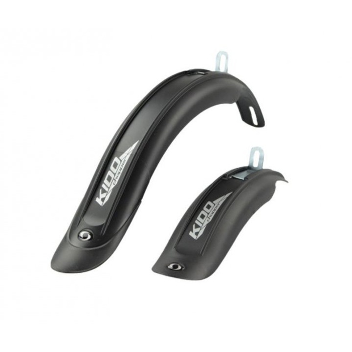 Aparatoare noroi pentru biciclete, 16"-18", culoare negru titan