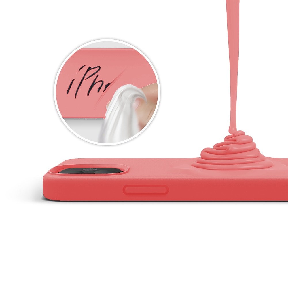 Husa CASEY STUDIOS™ compatibila cu iPhone 12 Mini, Soft Silicone Premium, Microfibra in Interior, Roz, de Protectie, Ultra Slim, pentru Incarcare Wireless, Margini Ridicate de Protectia Ecranului si a Camerelor