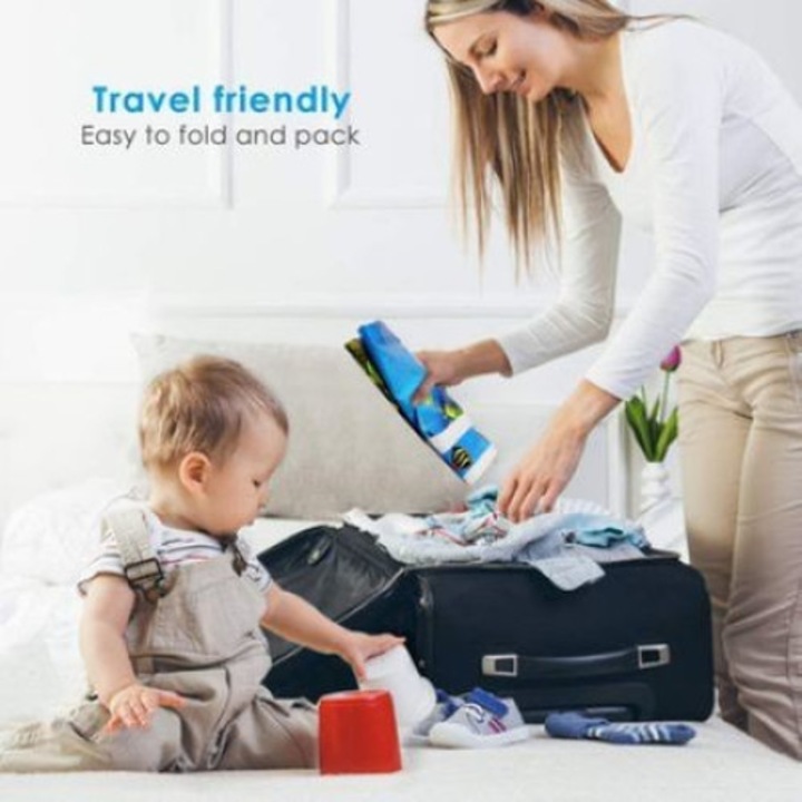 Saltea cu apa pentru bebelusi 93 x 77 cm - broscuta saltareata, verde