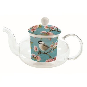 Ceainic de Sticla cu infuzor ceramic  Ceainic de Sticla cu infuzor ceramic