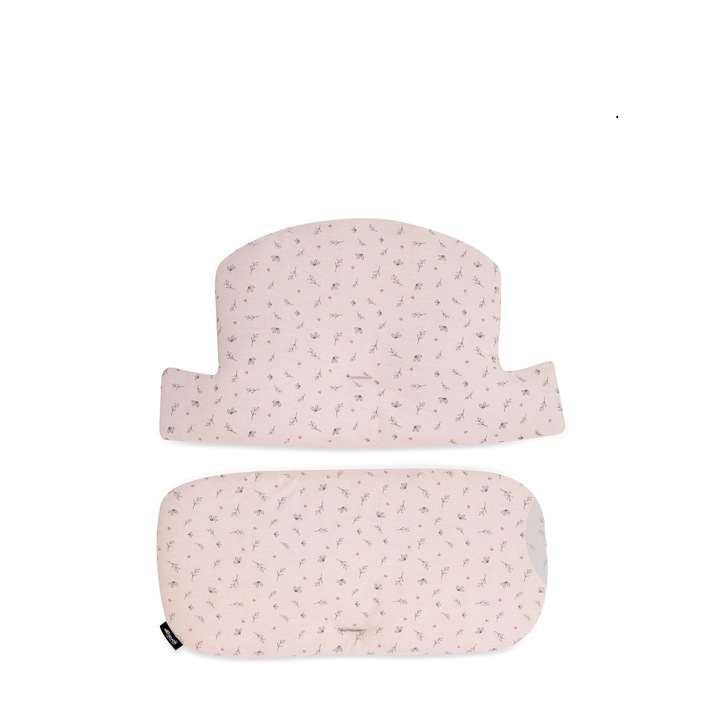 Hauck Select Chair Cushion Jersey Flowers Rose, 27x47x8 cm