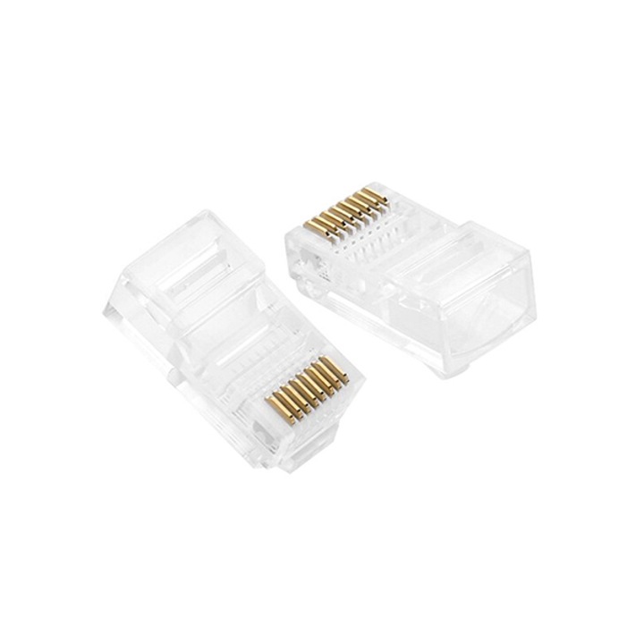 Set 100 bucati mufe RJ-45 NW110 Ugreen, pentru cablu UTP, Cat5e, plastic