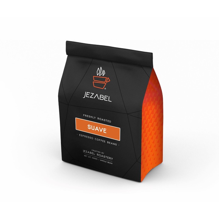 Cafea boabe Jezabel SUAVE, cu cofeina, 1Kg