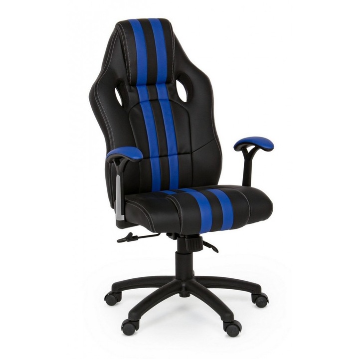 Irodai szék fekete kék Spider 63x64,5x121 cm