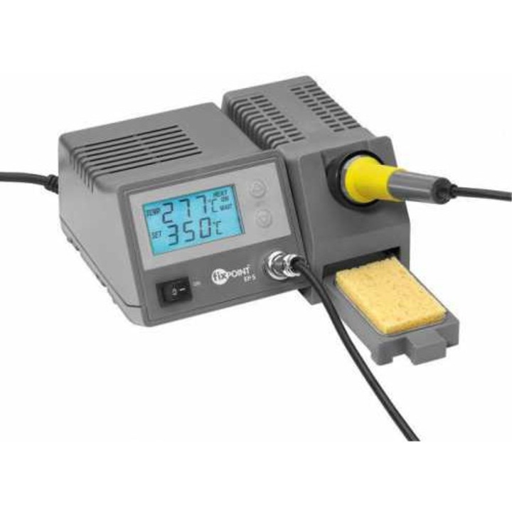 Statie de lipit digitala FixPOINT, 48 W, LCD