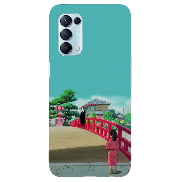 Husa compatibila cu Oppo Reno 3 Pro model Spirited Away Bridge, Silicon, TPU, Viceversa