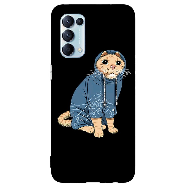 Husa compatibila cu Oppo A16 model Tracksuit, Silicon, TPU, Viceversa