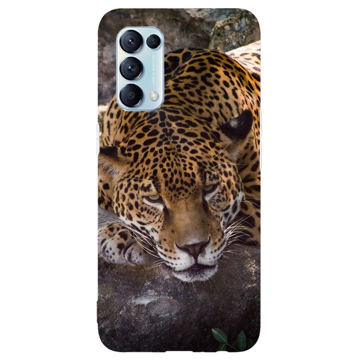 Husa compatibila cu Oppo A16 model Leopard, Silicon, TPU, Viceversa