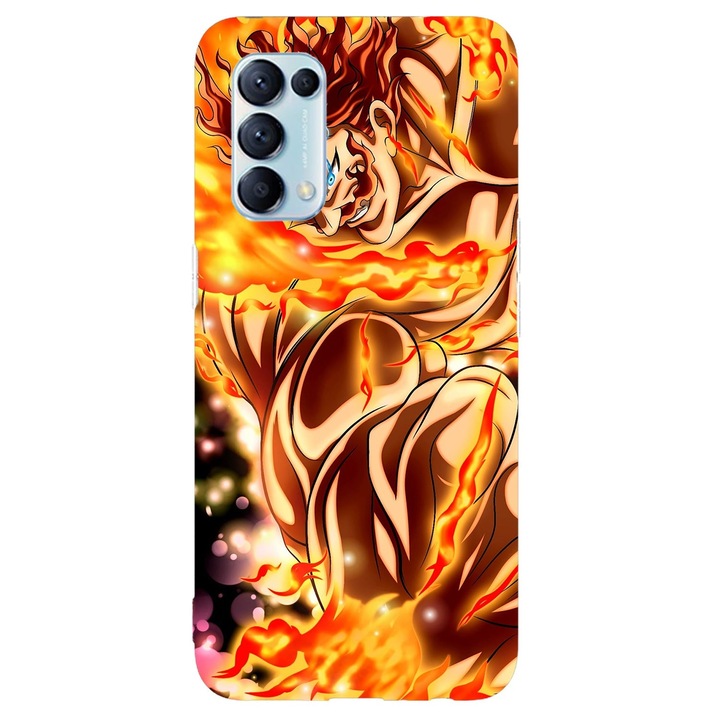 Калъф, съвместим с модел Oppo Reno 5 K (2021) Lion's Sin of Pride The Seven Deadly Sins, Silicon, TPU, Viceversa