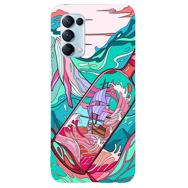 Tok kompatibilis az Oppo Reno 4Z modellel Lost inside, Silicon, TPU, fordítva