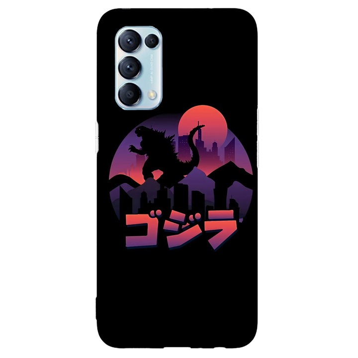 Калъф, съвместим с модел Oppo A53 Monster Attack, силикон, TPU, обратното