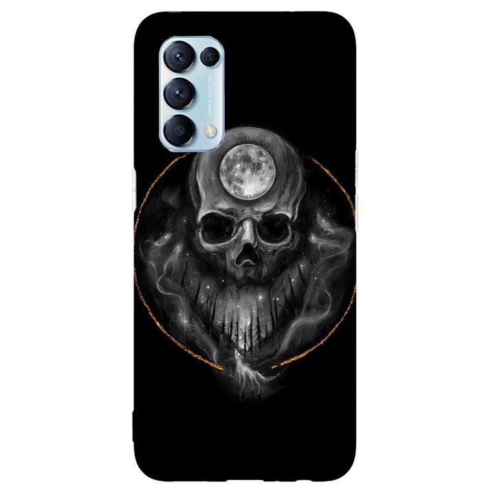 Калъф, съвместим с Oppo Reno 5 4G модел Night Howl, силикон, TPU, обратното