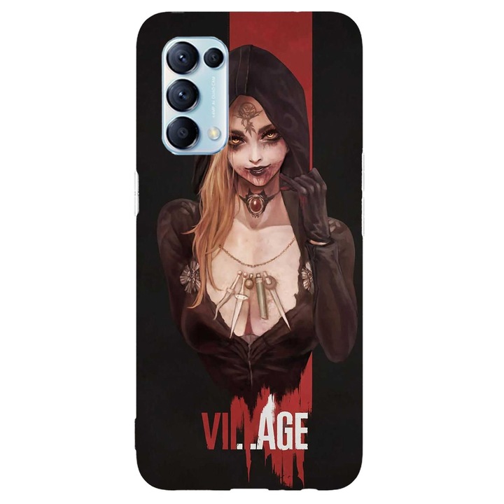 Husa compatibila cu Oppo A16 model Resident Evil Village, Silicon, TPU, Viceversa