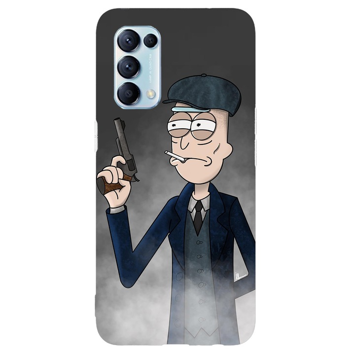 Tok kompatibilis az Oppo Reno 3 Pro modell Rick Peaky Blinder Crossover, szilikon, TPU, Viceversa