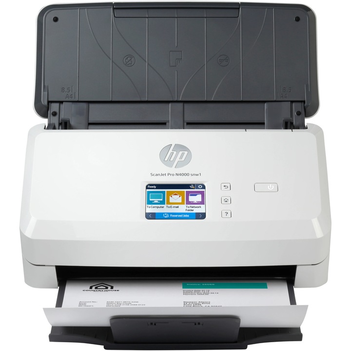 Скенер HP Scanjet Pro N4000 snw1 Sheet-feed 6FW08A