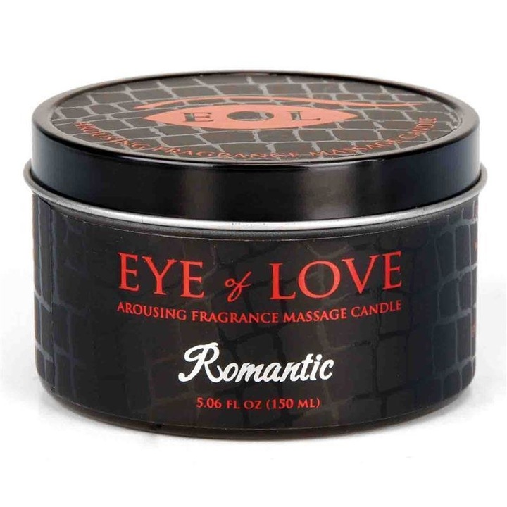Масажна свещ, Eye of love, Romantic, 150 мл