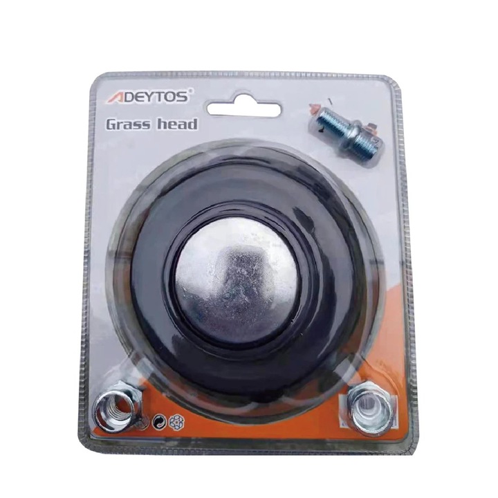 Set cap mosor motocositoare buton auminiu cu rulment si accesorii incluse Campion CMP0837, 0160VEND, Negru