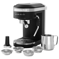 Espressor manual Artisan KitchenAid 5KES6403EBM, 1470W, 15 bar, capacitate rezervor 1.4 l, matte black