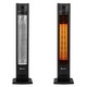 Incalzitor de terasa, VONROC, PH516AC, putere 2000W, aria incalzita 6 – 8m², inaltime 107cm, element din carbon, protectie IP44, telecomanda si temporizator, doua trepte de incalzire, negru, greutate 6kg