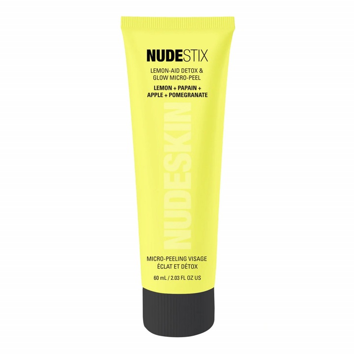 Ексфолиант за лице, Nudestix Lemon-Aid Detox & Glow Micro-Peel, 60 ml