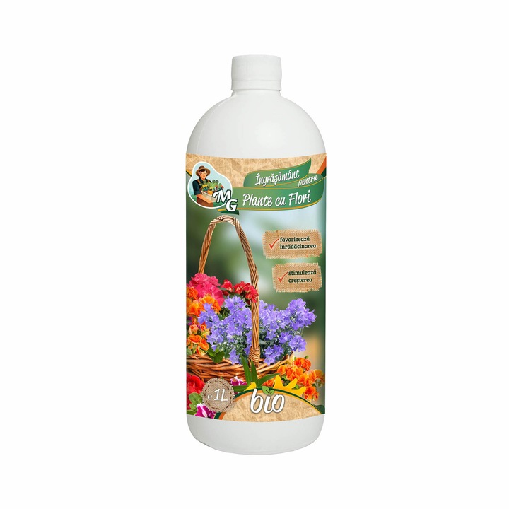 Ingrasamant Bio lichid pentru Plante cu Flori, 1l