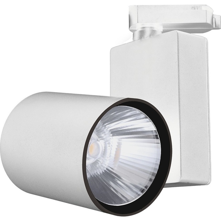 Spot LED sina, COB, 30W, 2600LM, 3000K, alb