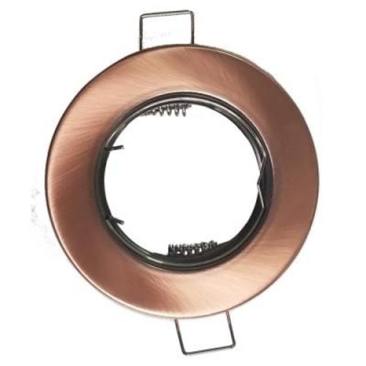 Spot fix, pentru rigips, Mentavill, rose gold, fara bec si dulie