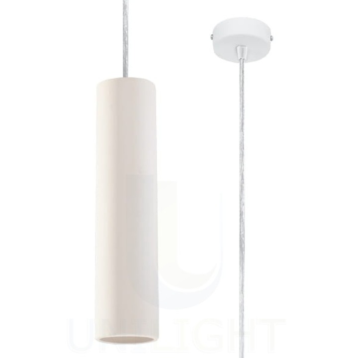 Nancy függesztett lámpa kerámia fehér GU10 40W IP20 Sollux SL.0843