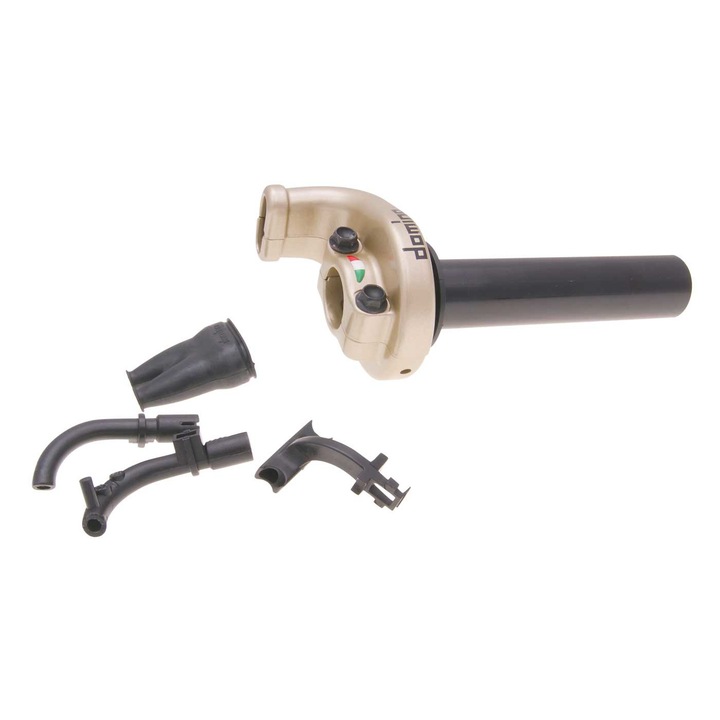 Domino KRE 03 off-road univerzális titán színű gyorsgázkar 2.6°/45mm 37153