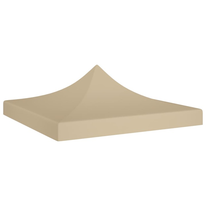 Покривало за парти шатра vidaXL, 3х3 м, бежово, 270 г/м², 2.67 kg