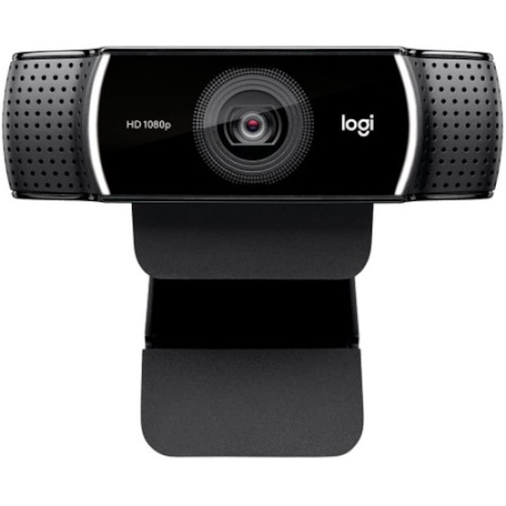 Уеб Камера Logitech C922, Черна, HD, 1080P, USB 3.1 Gen 1 Type-C
